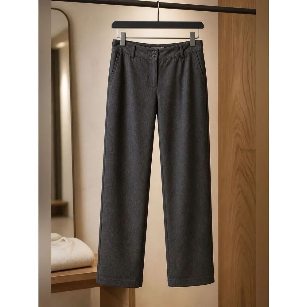 Gray Ann Taylor Loft Laura Pants Size 8